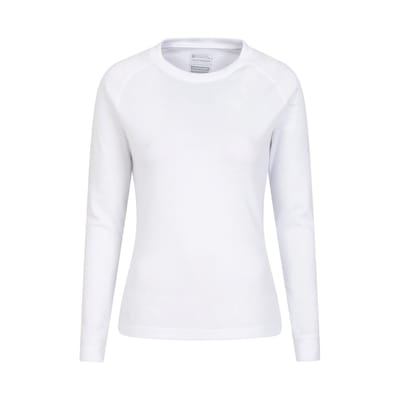 Mountain Warehouse Dames/Dames Talus Top met lange mouwen (Wit)