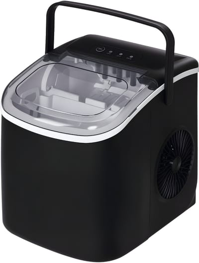 IJsemmer 29,4L – Drankkoeler / Ice Bucket – Kunststof & Koperlook – 29,4x22,2x29 cm – Zwart