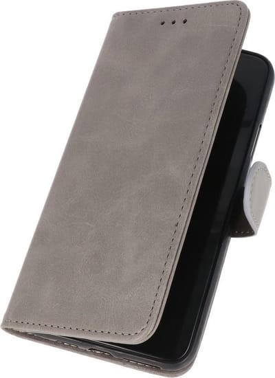 Hoesje Geschikt voor de Samsung Galaxy S20 FE - Kaarthouder Book Case Telefoonhoesje - Grijs