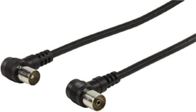 Valueline CX-B 2.5 coax-kabel 2,5 m Zwart