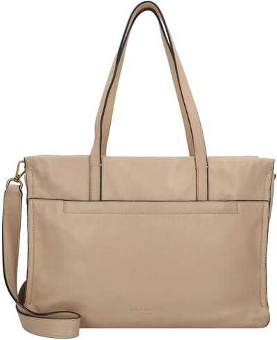 LIEBESKIND BERLIN Leren Schoudertas Sky Sheep Natural Shopper Sandcastle Beige