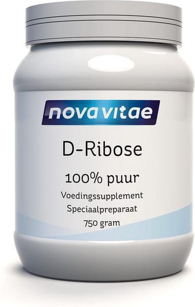 Nova Vitae - D-Ribose 100% puur - 750 gram
