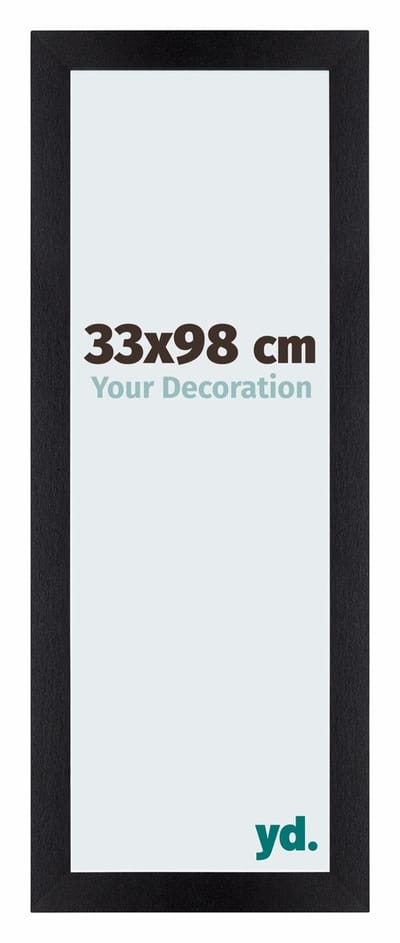 Your Decoration - Puzzellijst 33x98 cm - Zwart Mat - Puzzellijst 500-1000 stukjes - MDF Fotolijst - Mura