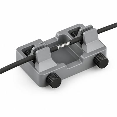 Universele Soldeer Kabelhouder – Precisie Kabelklem voor Solderen – Handsfree Elektronica Tool – Draad Fixeerhouder – Verstelbaar – 10 × 6 × 4 cm – Grijs