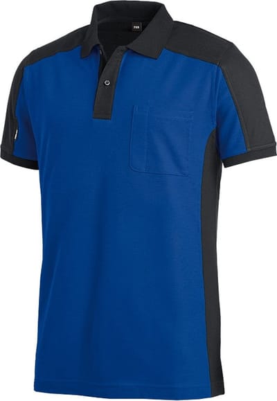 FHB KONRAD Poloshirt 91490 - Korenblauw-Zwart - 2XL