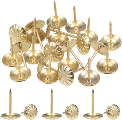 Decoratieve Meubelspijkers - 11mm Bekledingsnagels voor Meubelherstel en DIY (Goud)