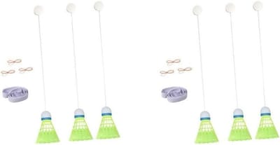 Badminton Solo Trainer - Badminton Oefen Set - Thuis Trainen - Traceless Haak Installatie - 3m Touw - Niet gespecificeerd