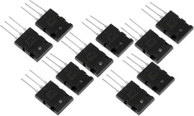 Audiotransistor Set - Versterker Transistor - Audio Reparaties - Nauwkeurige Componenten - 10 Stuks - Zwart