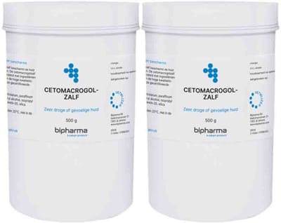Bipharma Cetomacrogolzalf - 2 x 500 gr - Voordeelverpakking