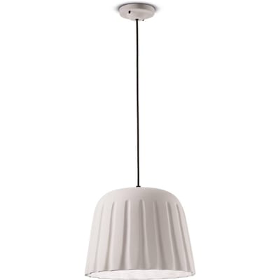 Ferroluce Madame Gres hanglamp keramiek hoogte 30 cm, wit