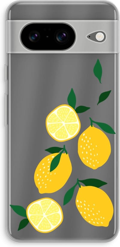 Case Company® - Hoesje geschikt voor Google Pixel 8 hoesje - You're my lemon - Soft Cover Telefoonhoesje - Bescherming aan alle Kanten en Schermrand