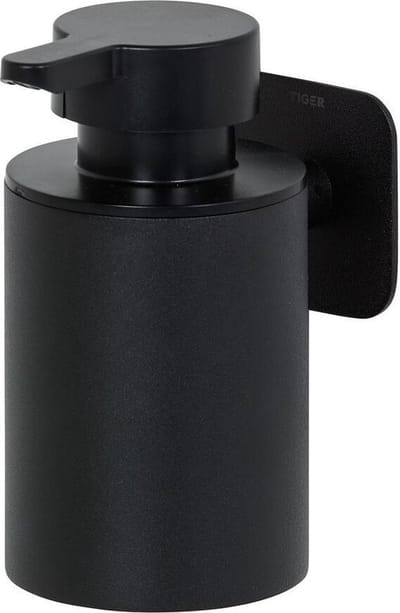 Tiger Colar - Zeepdispenser 180 ml - Zonder te boren - Zwart