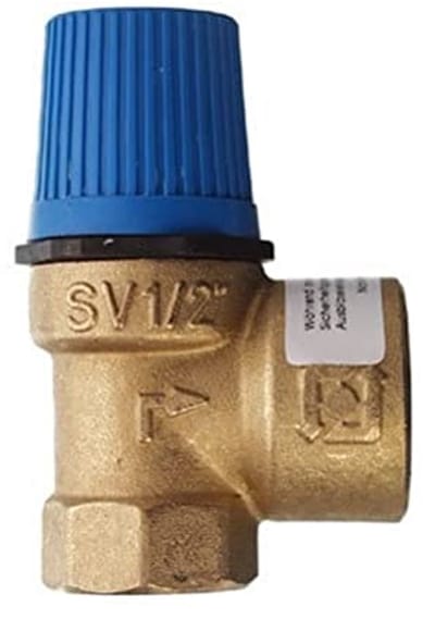 Veiligheidsventiel 1/2 inch - 10,0 bar voor sanitair en verwarmingsinstallaties