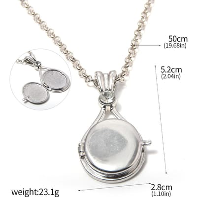 Collier Coquillage Sirène Peut Ouvrir Médaillon Pendentif Collier Pour Femmes Hommes Ras Du Cou Cosplay Bijoux Cadeau blanc