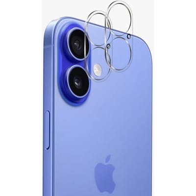 ShieldCase cameralens protector geschikt voor de Apple iPhone 16 cameralens - bescherming voor de camera - glazen screenprotector - gemakkelijk aan te brengen lens protector - lensprotector