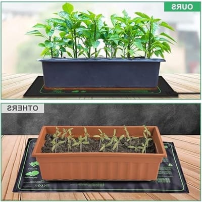 Warmte Mat en Digitale Thermostaat Set voor Hydroponics, Zaadontkieming en Binnen Tuinieren 20.7 x 3.9 cm (EU Plug 220V)