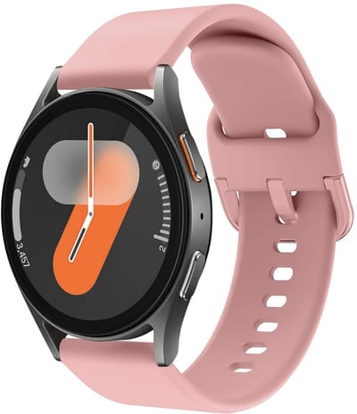 SBG Universeel 22MM Horloge Bandje / Smartwatch Bandje Siliconen Licht Roze