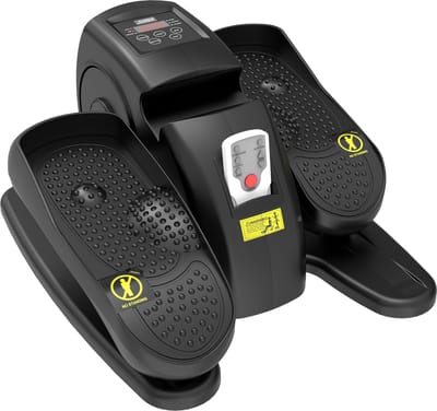 LaCardia Stoelfiets - Bureaufiets en deskbike - bewegingstrainer - Beentrainer en mini hometrainer - Zitfiets fitness voor ouderen - Zwart