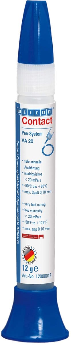 WEICON Contact VA 20 – Cyanoacrylaatlijm 12 g – Kleurloos