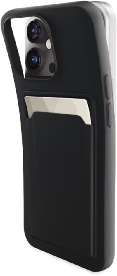 Mobilize Rubber Gelly Card Case Apple iPhone 16e/17e Matt Black