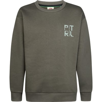 Petrol Industries - Jongens Sweater met print Ironhill - Grijs - Maat 104