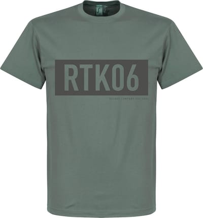 Retake RTK06 Bar T-Shirt - Zink - M