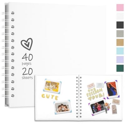 Fotoalbum 18 x 18 cm - DIY Scrapbook voor Herinneringen en Cadeaus