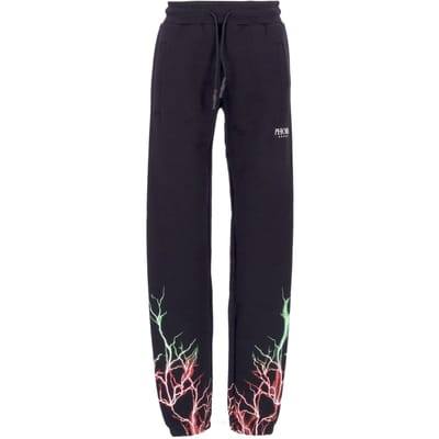Lichtgewicht heren trainingsbroek Lightning Pants Zwart/rood/groen