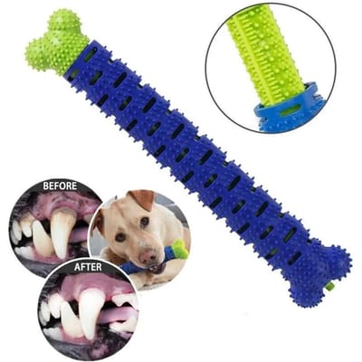 Hond Tandenslijpen Stok Reiniging Massager Nieuw Product Rubberen Tandenborstel Kauwen Speelgoed Huisdier Tanden Reinigen Speelgoed Hond Huisdier Accesso blauw