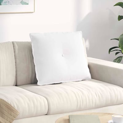 vidaXL - Rugkussen - Wit - 200 - x - 19 - x - 50 - cm - Stof