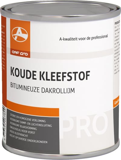 OAF PRO Koude Kleefstof 750 ml - Kleefmiddel voor grind, leislag en dakbedekking