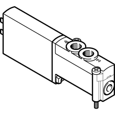 Festo 5/2 Monostabiele Lucht Magneetventiel Aansluitplaatmontage 90L/Min -0.9 - 8Bar/-13 - 116Psi - 525105