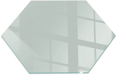 Tulup Kachel Vloerplaat - Kleur Lichtgroen Plaat Onder Houtkachel - 40 cm x 36,6 cm - Groente Plaat Voor Onder Houtkachel - Rechthoek Kachel Vloerplaat - Vloerplaat Openhaard - Vloerplaat Voor Houtkachel - Plaat Voor Onder Kachel