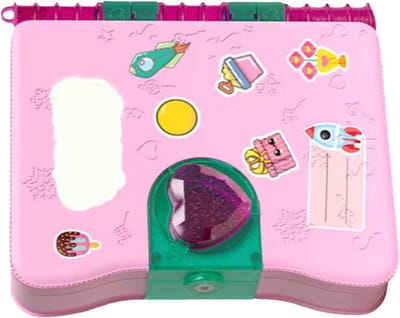 Magisch Verrassingsboek - Geheim Dagboek - Creatief Spelen - Met Verborgen Schatten - 21 x 18 x 6 cm - Roze