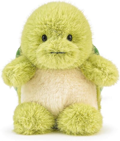 Schildpad Knuffel - Zachte Pluche - Knuffelen En Decoratie - Extra Zacht Materiaal - 15 Cm Groot - Groen