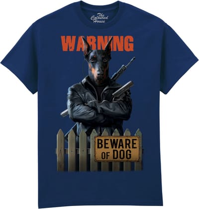 Beware Of Dog - Dobermann The Coloured House T-shirt XXL
