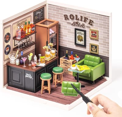 Miniatuur Huis - Poppenhuis Model - Hobby en Creatie - Gedetailleerd Ontwerp - 163 cm - Vrije Tijd Cheers Bar
