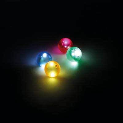 Lichtgevende Knikkers - Knikkers met Licht - Knikkerbaan Uitbreiden - Bewegingsgevoelige LED - 4 stuks - Meerdere kleuren