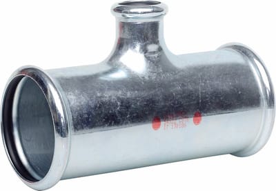 RM Steelpres Reducerend T-stuk 22 x 15 x 22