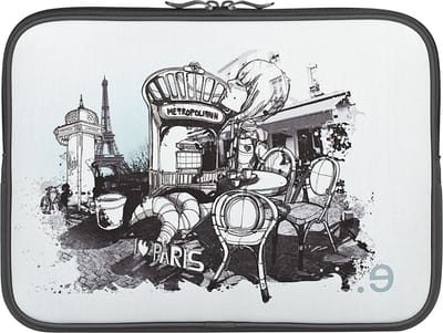 be.ez notebooktassen LA robe I Lov Paris Blue Morning