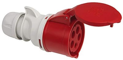 CEE-koppeling 5-polig 32A 400V - Rood
