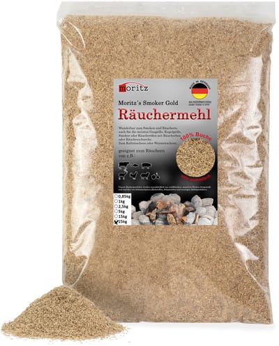 Rookmeel beuk fijn 0,5 tot 1 mm 25 kg