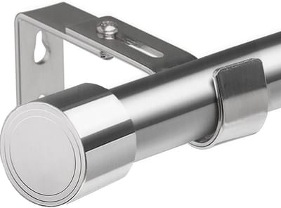 Gordijnroede - Uittrekbare stang - Vensterdecoratie - Verstelbare lengte - 135-365 cm - Zilver