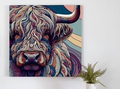 Kunstprint | Wanddecoratie | Dibond | 40 × 40 cm