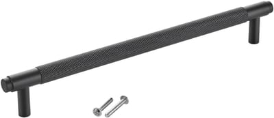 SOTECH meubelgreep BLACKLINE VIII BA 224 mm mat zwart (lengte 256 mm, diameter 14 mm, hoogte 35 mm) handgreep van aluminium