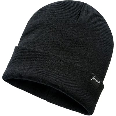 FORVERT - Maverick Rib Beanie Muts - Zwart
