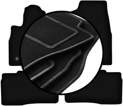 Complete set veloursmatten voor: Ford Explorer MK6 ST-Line pick-up (2019-)