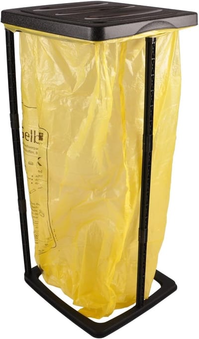 Afvalzakhouder - Vuilnisbak - Grote zakken - Eenvoudig te monteren - 70 x 35 x 30 cm