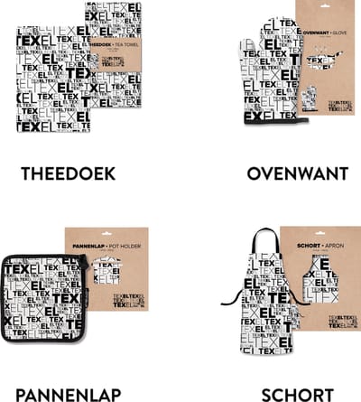 Texel keukentextiel voordeelpakket - Souvenirs Nederland