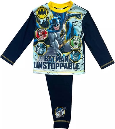 DC Comics Batman - Pyjama - Maat 122/128 - Bat-Man Unstoppable - Kinderpyjama